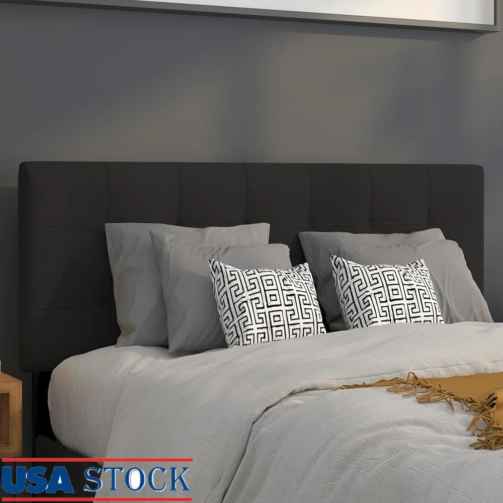 Upholstered Full Size Tufted Headboard Adjustable Height Contemporary Fabric Bed Headboard Platform and Standard Bed Frames
Upholstered Full Size Tufted Headboard Adjustable Height Contemporary Fabric Bed Headboard Platform and Standard Bed Frames