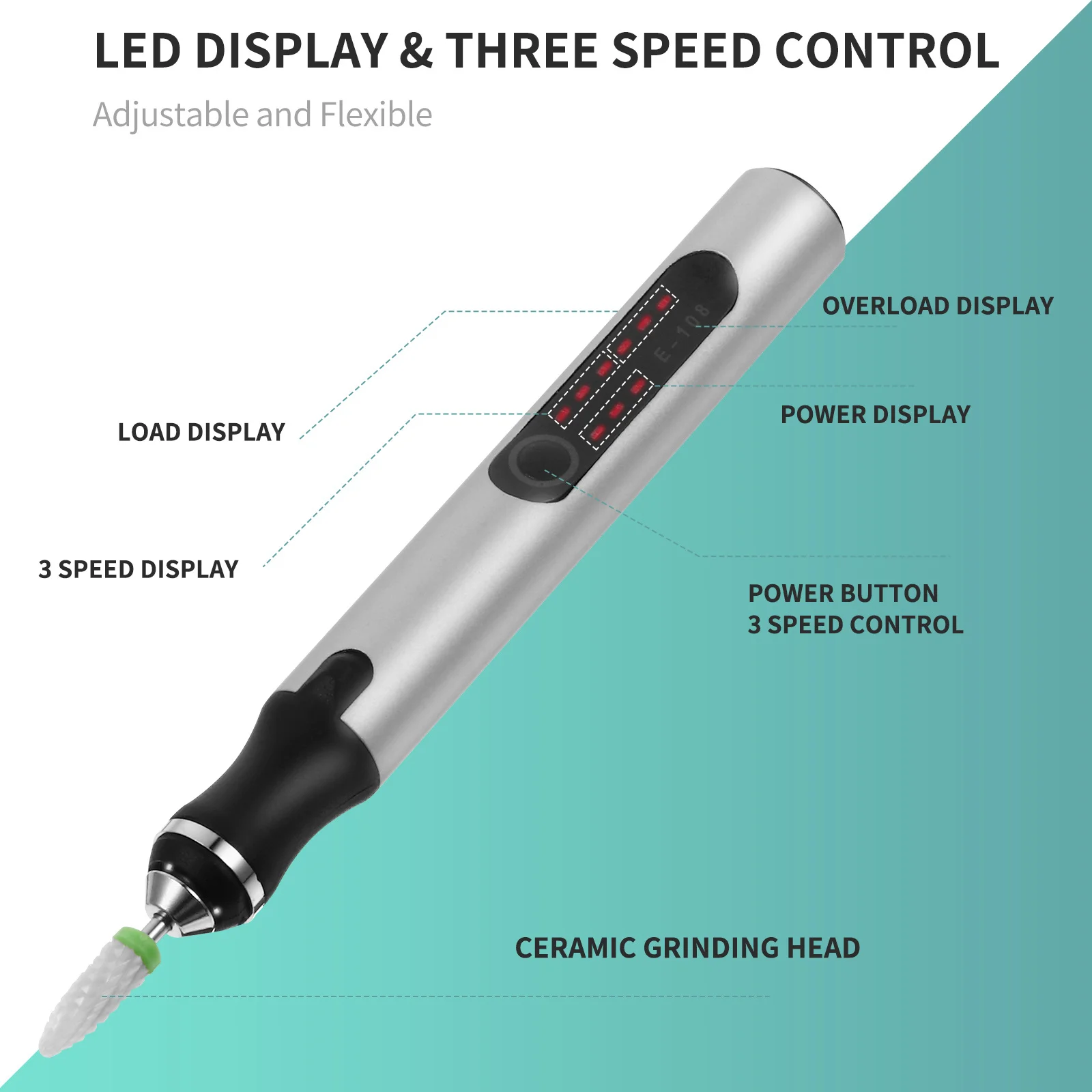 Usb Rechargeable Electric Engraving Pen 3-Speed Adjustable For Diy Jewelry Stone Metal Glass Wood Carving Polishing Tool
Usb Rechargeable Electric Engraving Pen 3-Speed Adjustable For Diy Jewelry Stone Metal Glass Wood Carving Polishing Tool