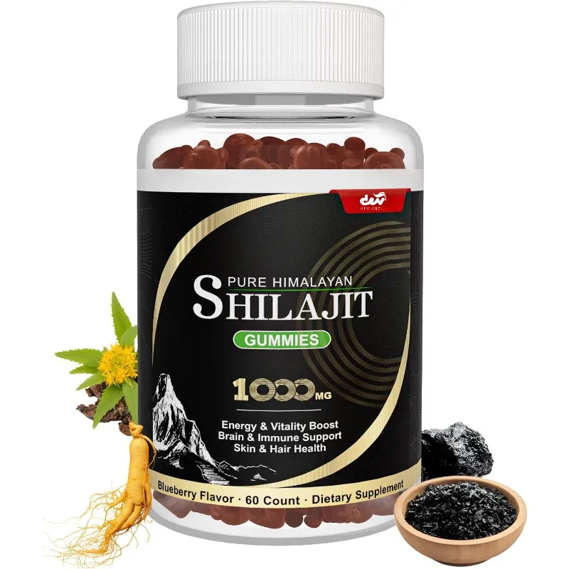 Shilajit men's gummies, containing over 85 trace minerals and fulvic acid, support energy, brain, and immunity
Shilajit men's gummies, containing over 85 trace minerals and fulvic acid, support energy, brain, and immunity
