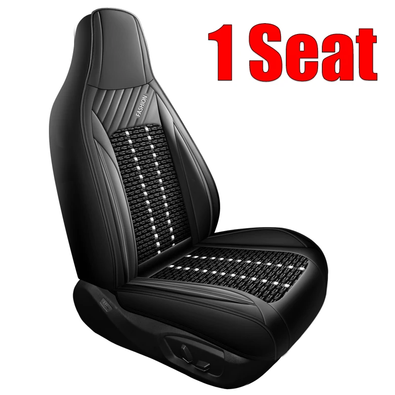 Ice silk material front single-seat car seat covers, universal style, suitable for models with front one-piece head seats
Ice silk material front single-seat car seat covers, universal style, suitable for models with front one-piece head seats