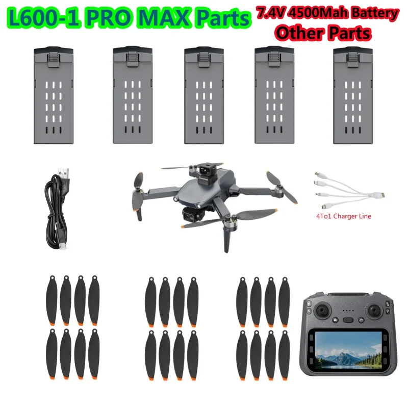 L600-1 PRO MAX GPS пульт дистанционного управления RC Дрон Квадрокоптер запасные части аксессуары 7,4 В 4500 мАч аккумуляторный рычаг контроллер пропеллера
L600-1 PRO MAX GPS пульт дистанционного управления RC Дрон Квадрокоптер запасные части аксессуары 7,4 В 4500 мАч аккумуляторный рычаг контроллер пропеллера