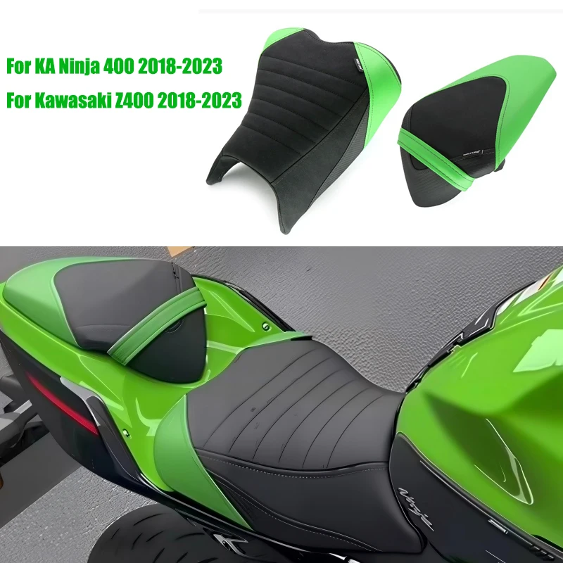 Motorcycle Front Driver Bench Rear Passenger Pillion Seat Cowl Saddle Cushion Pad For Kawasaki Ninja 400 Z400 2018-2023 2019
Motorcycle Front Driver Bench Rear Passenger Pillion Seat Cowl Saddle Cushion Pad For Kawasaki Ninja 400 Z400 2018-2023 2019
