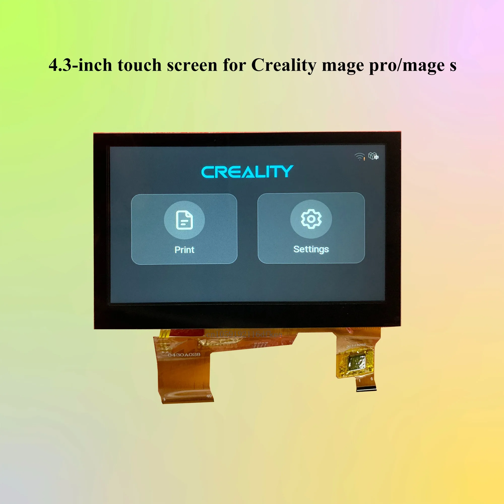 Creality3D halot mage pro/mage s 4.3 inch touch screen 3d printer module HMI diplay click on the UI icon to control printed lcd
Creality3D halot mage pro/mage s 4.3 inch touch screen 3d printer module HMI diplay click on the UI icon to control printed lcd