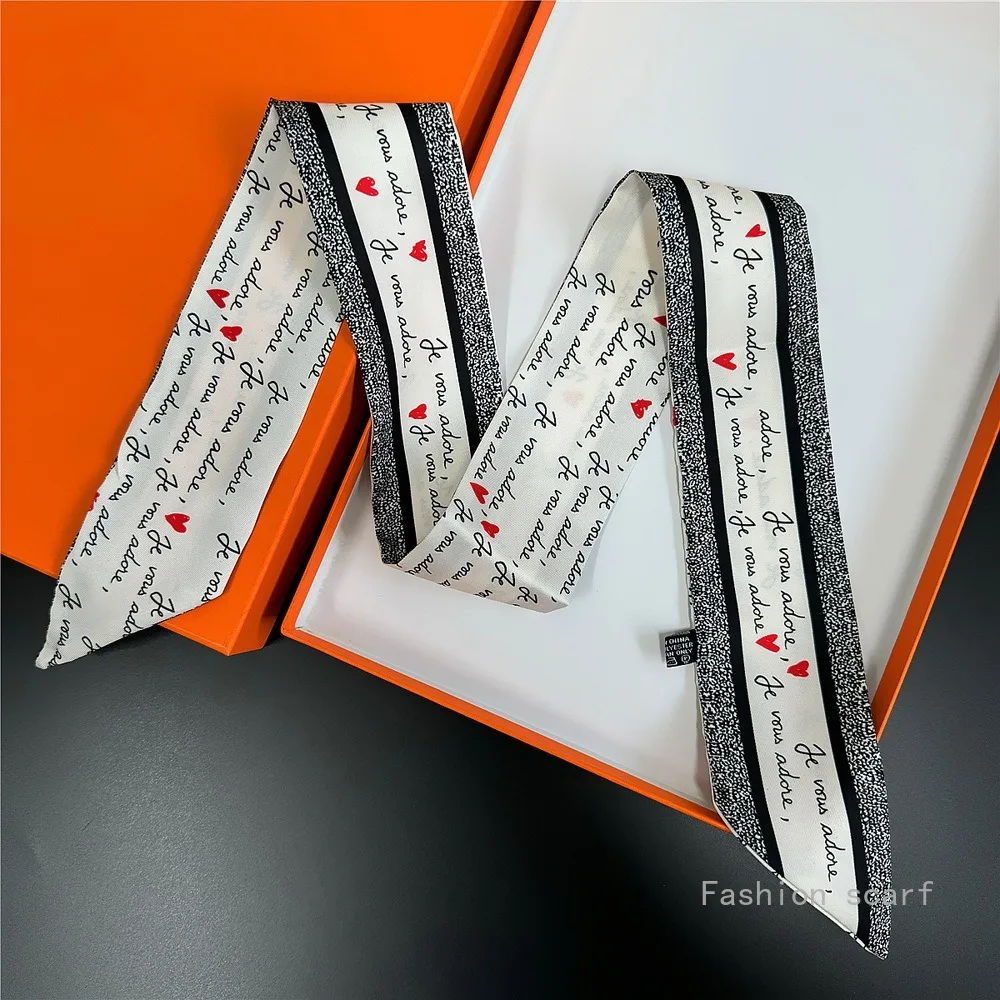 Version Diagonal Streamer Scarf Women's Thin Narrow Long Strip Lazy Versatile Decorative Belt Small Scarf Headband Bag Portable
Version Diagonal Streamer Scarf Women's Thin Narrow Long Strip Lazy Versatile Decorative Belt Small Scarf Headband Bag Portable