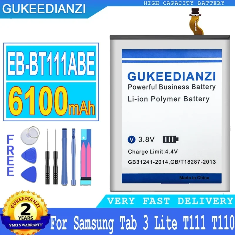 Аккумулятор GUKEEDIANZI для Samsung Galaxy Tab 3 Lite 7,0 SM T111 T110 T115 3 Lite, аккумулятор большой мощности, 6100 мАч, Новинка
Аккумулятор GUKEEDIANZI для Samsung Galaxy Tab 3 Lite 7,0 SM T111 T110 T115 3 Lite, аккумулятор большой мощности, 6100 мАч, Новинка