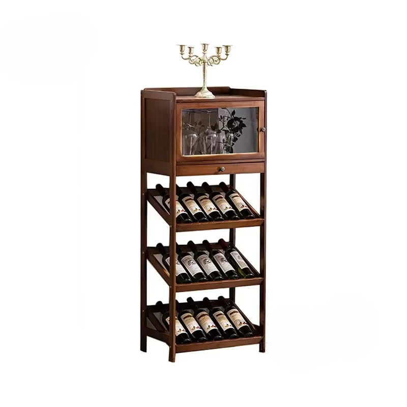 Floor Bar Cabinet Wine Rack Hotel Restaurant Storage Display Shelf Living Room Wine Bottle Holder Meuble Home Furniture
Floor Bar Cabinet Wine Rack Hotel Restaurant Storage Display Shelf Living Room Wine Bottle Holder Meuble Home Furniture