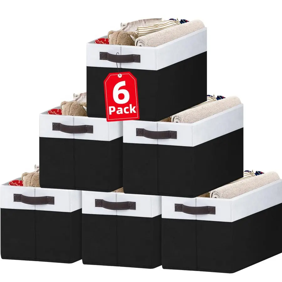 6 Pack Closet Organizers and Storage Bins, Cute Dorm Room Essentials for Clothes Beddings Bags, Under Bed Storage Containers, Ap
6 Pack Closet Organizers and Storage Bins, Cute Dorm Room Essentials for Clothes Beddings Bags, Under Bed Storage Containers, Ap