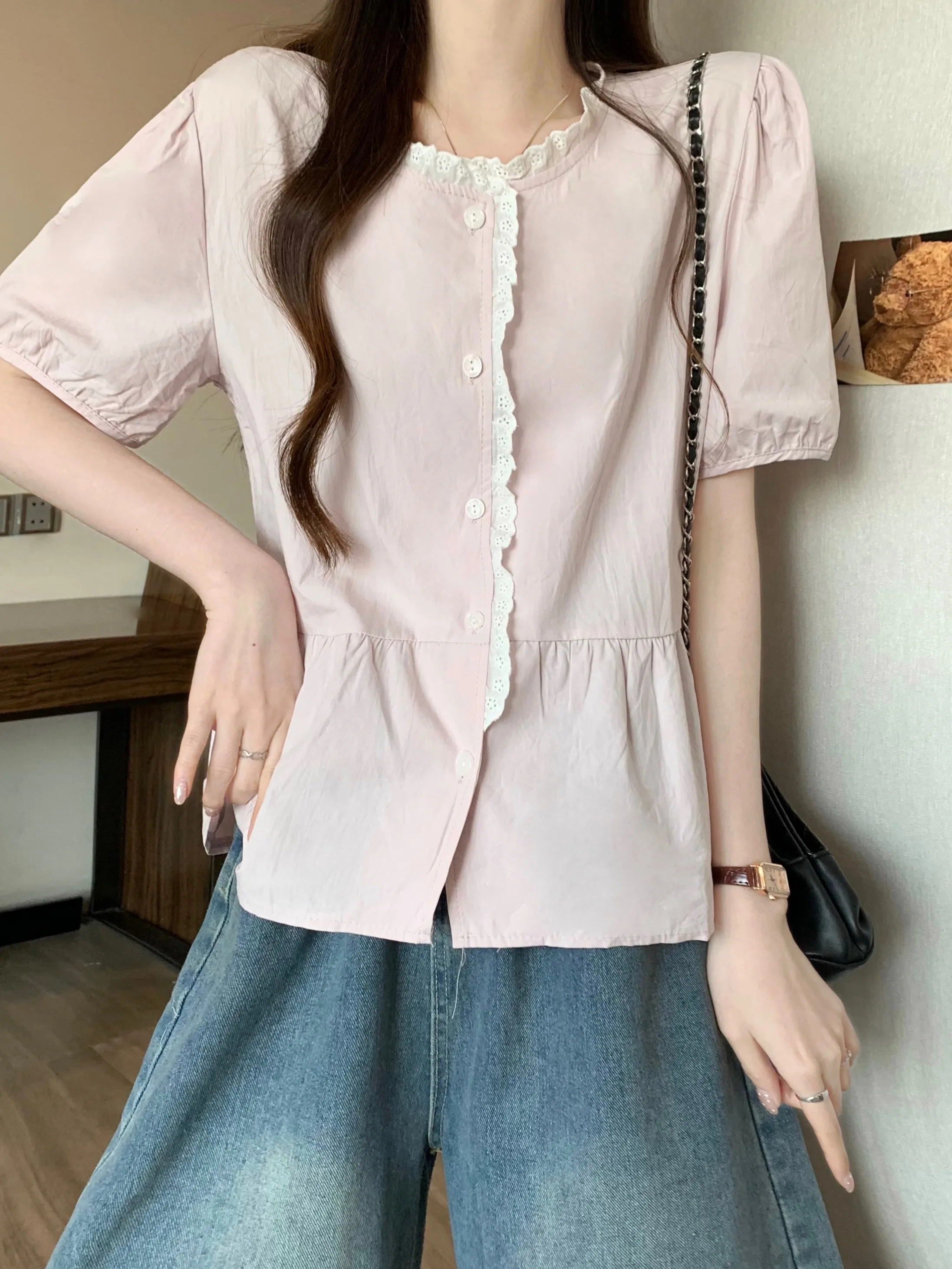 Модный молодежный дышащий топ Sweet Sle Bubble Sve для женщин, весна 2026, новинка...
Модный молодежный дышащий топ Sweet Sle Bubble Sve для женщин, весна 2026, новинка...