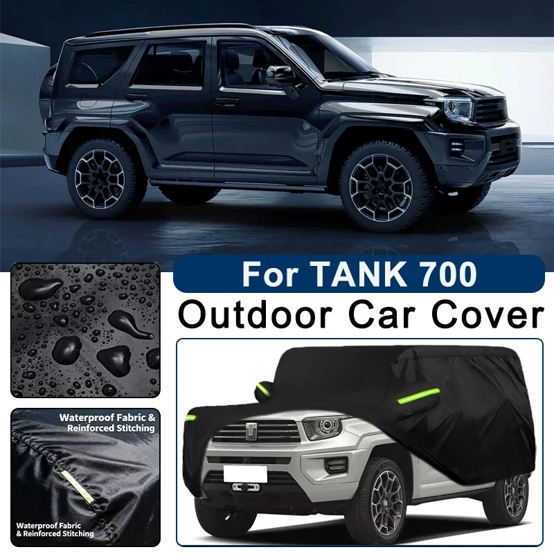 Outdoor Car Cover Waterproof Dustproof UV Sun Protection, Full Car Protector Exterior Parts For TANK 700 2024-2026
Outdoor Car Cover Waterproof Dustproof UV Sun Protection, Full Car Protector Exterior Parts For TANK 700 2024-2026