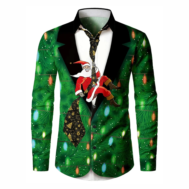 Christmas Holiday 3D Print Funny Shirt For Men Clothes Fake Muscle Lapel Design Long Sleeve Shirt Xmas Formal Family Party 2026
Christmas Holiday 3D Print Funny Shirt For Men Clothes Fake Muscle Lapel Design Long Sleeve Shirt Xmas Formal Family Party 2026