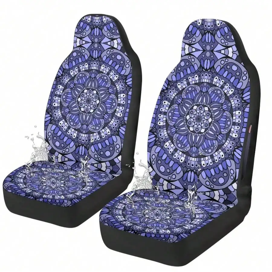 2pcs Bohemian Mandala Car Seat Covers Reversible Fleece Washable Side Airbag Compatible For SUV Pickup Van Sedan
2pcs Bohemian Mandala Car Seat Covers Reversible Fleece Washable Side Airbag Compatible For SUV Pickup Van Sedan