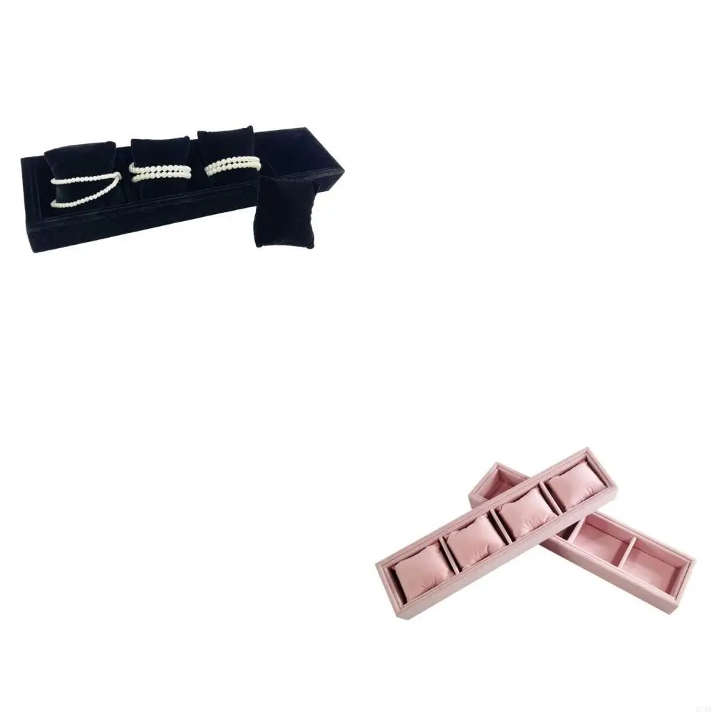 Convenient Watch Storage Tray with Soft Pillows Velvets Watches Elegant Display Stand for Bracelet Bangle
Convenient Watch Storage Tray with Soft Pillows Velvets Watches Elegant Display Stand for Bracelet Bangle