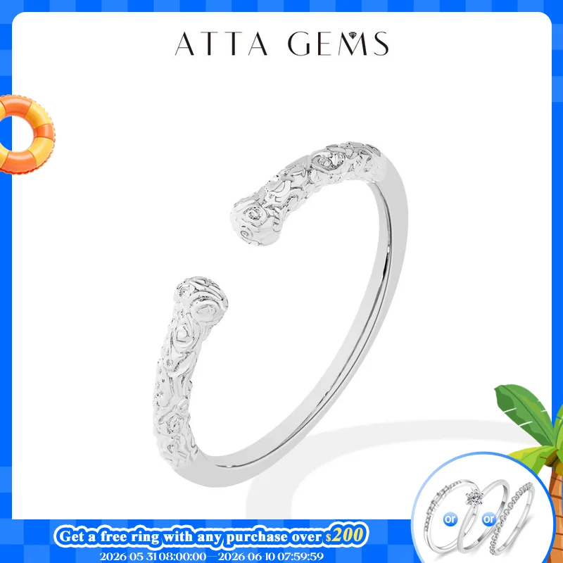 ATTAGEMS Golden Hoop S925 Sterling Silver Engraved Ring 18K Gold Plated for Women Men Adjustable Party Birthday Jewelry Gifts
ATTAGEMS Golden Hoop S925 Sterling Silver Engraved Ring 18K Gold Plated for Women Men Adjustable Party Birthday Jewelry Gifts