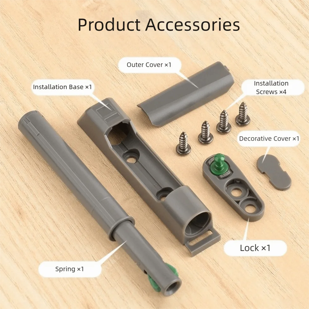 Пластиковое устройство для отскока дверей шкафа, мягкое, бесшумное закрытие, нажимные, чтобы открыть демпферные буферы, невидимая ручка, сенсорные демпферные дверные доводчики
Пластиковое устройство для отскока дверей шкафа, мягкое, бесшумное закрытие, нажимные, чтобы открыть демпферные буферы, невидимая ручка, сенсорные демпферные дверные доводчики