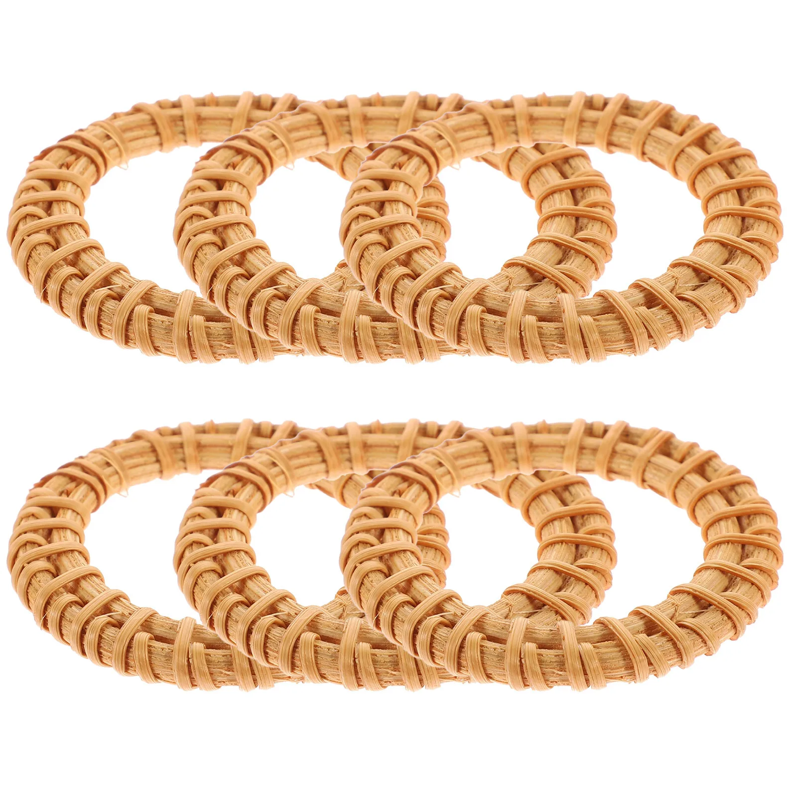 6Pcs Napkin Ring Holders Rustic Woven Wood Design for Wedding Reception Valentine's Day Dinner Party Table Napkin Decor
6Pcs Napkin Ring Holders Rustic Woven Wood Design for Wedding Reception Valentine's Day Dinner Party Table Napkin Decor