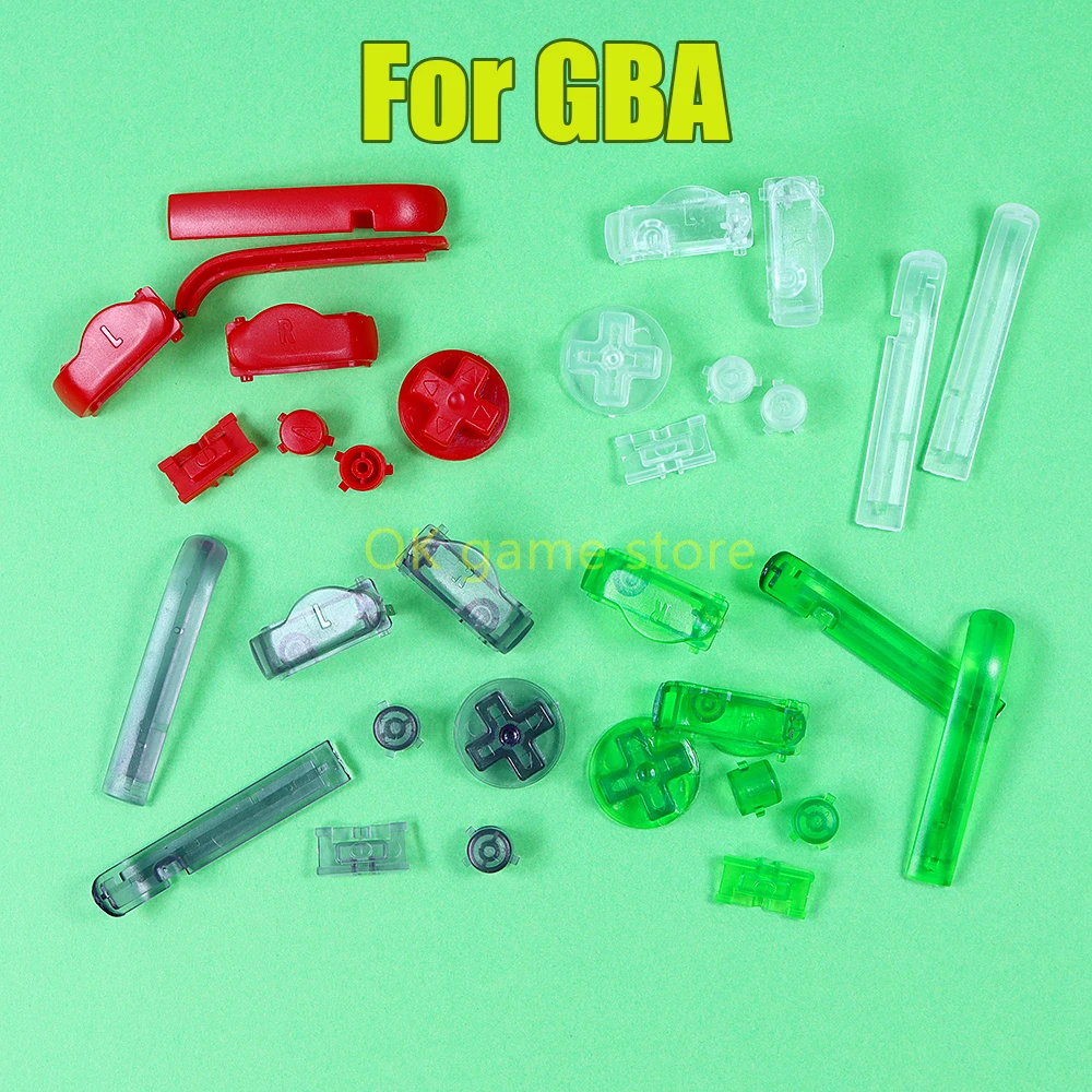 30 комплектов многоцветных кнопок L R A B для Gameboy Advance GBA, кнопок, рамка D, кнопки включения и выключения питания для консоли GBA
30 комплектов многоцветных кнопок L R A B для Gameboy Advance GBA, кнопок, рамка D, кнопки включения и выключения питания для консоли GBA