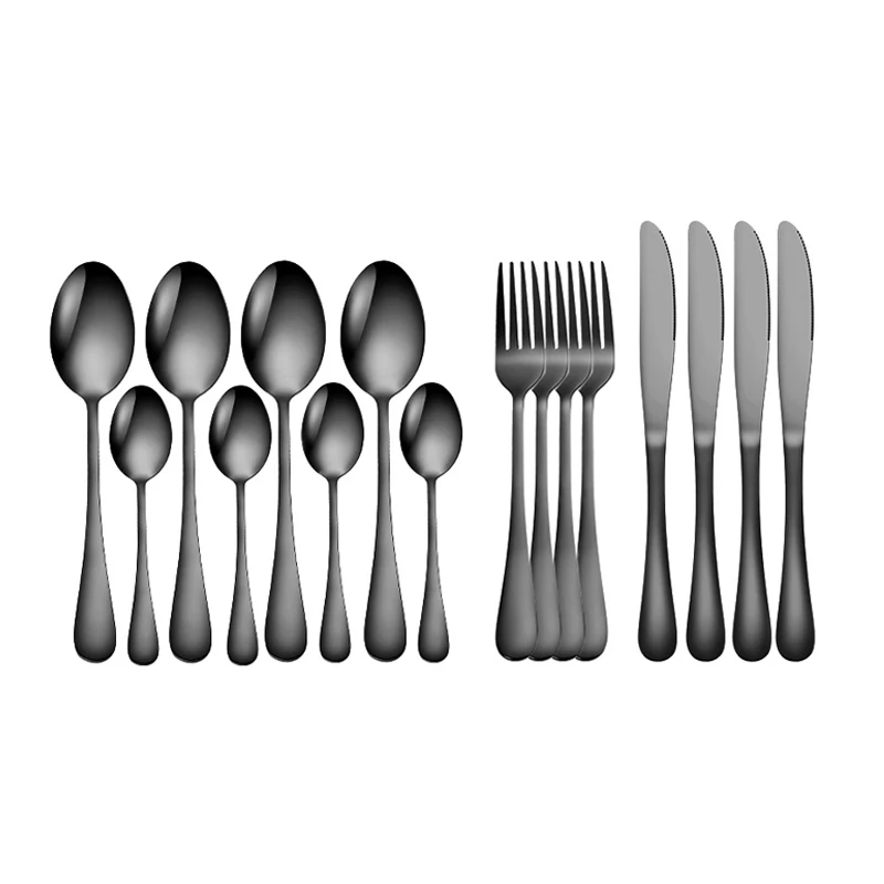 16Pcs Dinnerware Set Fork Spoon Knife Elegant Stainless Steel Golden Cutlery Set Gold Luxury Cutlery Tea Spoon Kitchen Tableware
16Pcs Dinnerware Set Fork Spoon Knife Elegant Stainless Steel Golden Cutlery Set Gold Luxury Cutlery Tea Spoon Kitchen Tableware