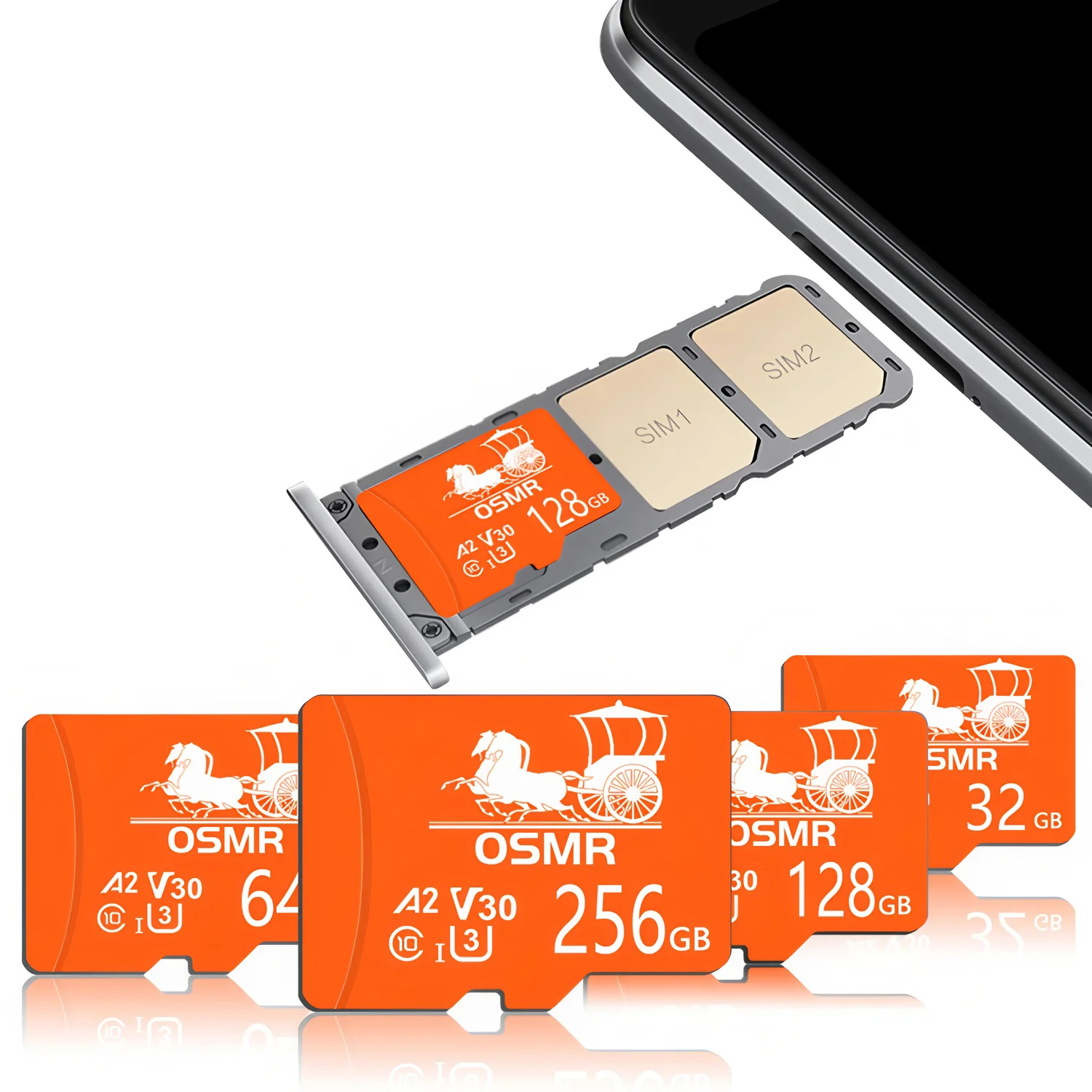V30 Micro Memory SD Card 256GB 128GB 64GB 32GB SD Card SD/TF Flash Micro SD Card Class 10 Memory Card A2 U3 Original TF Card
V30 Micro Memory SD Card 256GB 128GB 64GB 32GB SD Card SD/TF Flash Micro SD Card Class 10 Memory Card A2 U3 Original TF Card 
