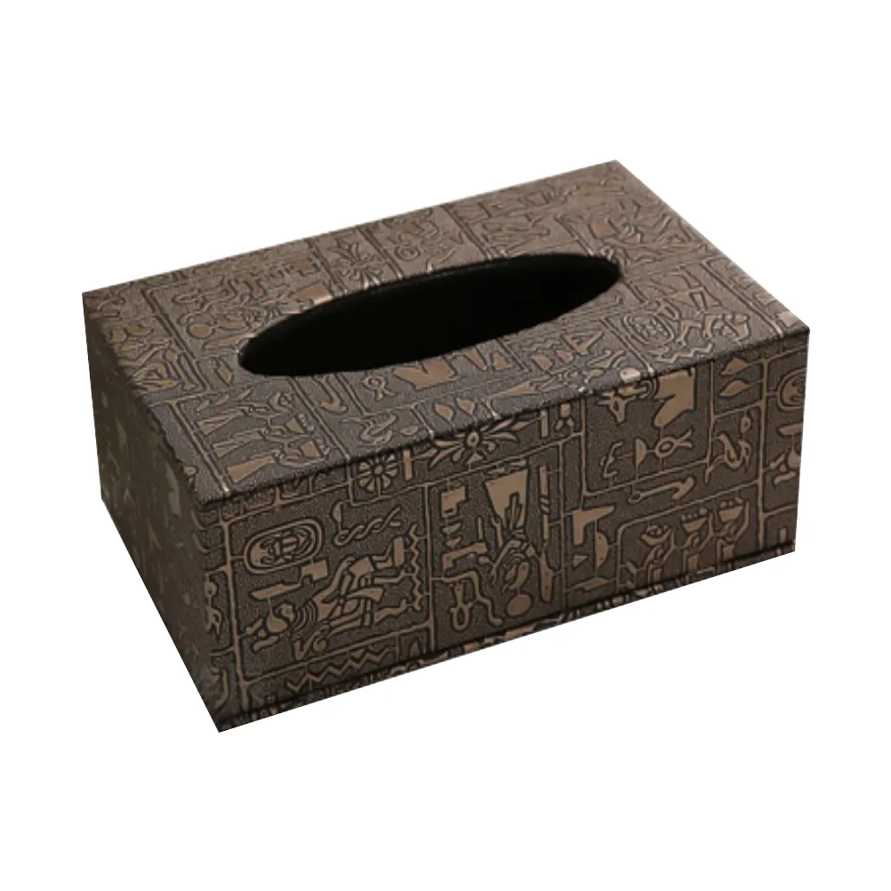Vintage Tissue Box Egyptian Design Napkin Case Tabletop Holder Organizer Storage Retro Decor
Vintage Tissue Box Egyptian Design Napkin Case Tabletop Holder Organizer Storage Retro Decor