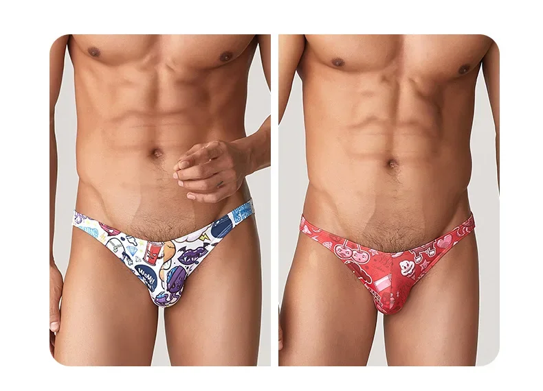 New Men's Underwear Small Triangle Pants Sexy Low Waist Digital Printing Briefs Male Underpants Sissy Panties
New Men's Underwear Small Triangle Pants Sexy Low Waist Digital Printing Briefs Male Underpants Sissy Panties