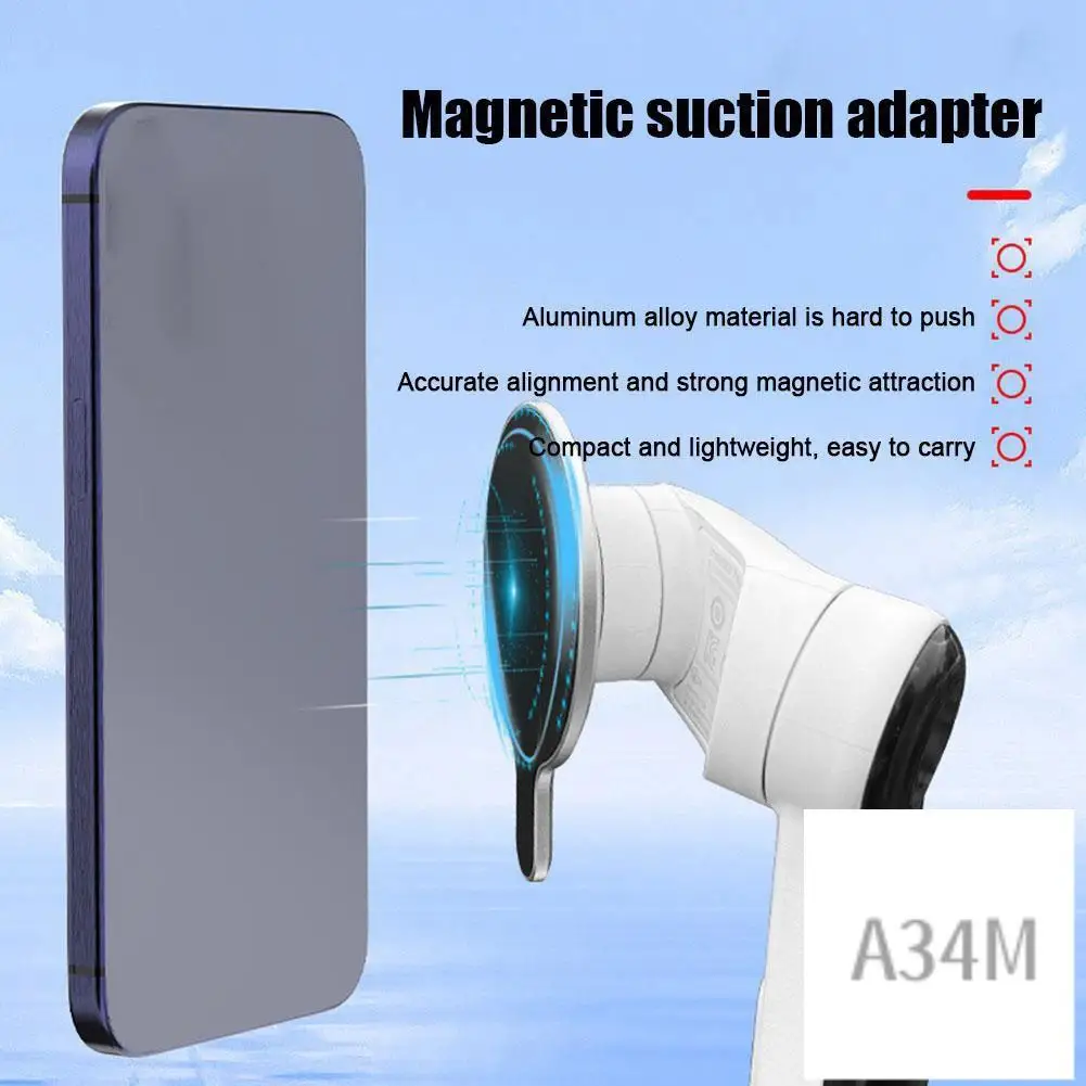 A34M-Magnetic Suction Adapter Mobile Phone Holder Handheld Stabilizer For Insta360 Flow Quick Release Accessories
A34M-Magnetic Suction Adapter Mobile Phone Holder Handheld Stabilizer For Insta360 Flow Quick Release Accessories