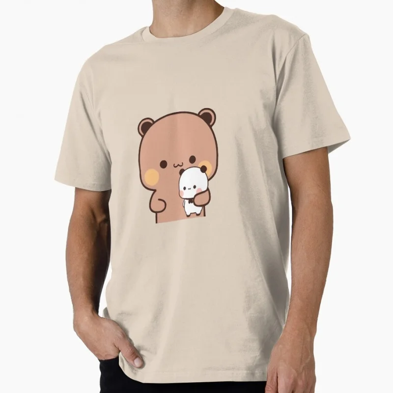 Dudu carry baby Budu Funny Gift t shirt kawaii Panda Bear Cartoon Graphic tee Cute Y2K Clothes 100% cotton All size Tee S-6XL
Dudu carry baby Budu Funny Gift t shirt kawaii Panda Bear Cartoon Graphic tee Cute Y2K Clothes 100% cotton All size Tee S-6XL