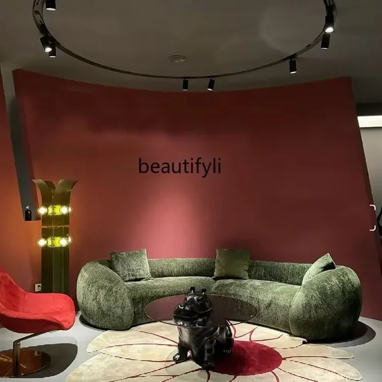 yA38 Italian minimalist, modern minimalist sofa, curved fabric sofa reception in the homestay hall
yA38 Italian minimalist, modern minimalist sofa, curved fabric sofa reception in the homestay hall