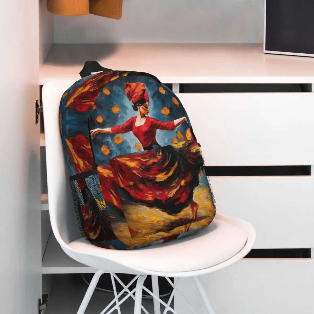 A Woman With Flamenco Touch Dance Backpack Student BookBag Kids School Bag Computer Shoulder Bags for Men Women
A Woman With Flamenco Touch Dance Backpack Student BookBag Kids School Bag Computer Shoulder Bags for Men Women