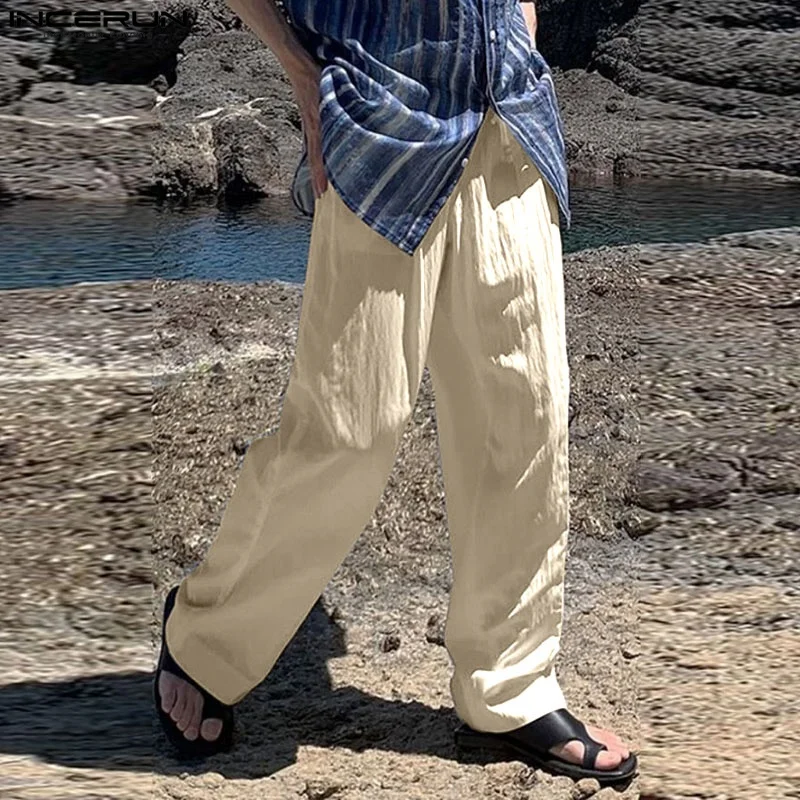 Men Casual Pants Summer Spring Men's Clothing Solid Color Long Pants Streetwear Oversize Wide Leg Pant Trouser S-5XL INCERUN
Men Casual Pants Summer Spring Men's Clothing Solid Color Long Pants Streetwear Oversize Wide Leg Pant Trouser S-5XL INCERUN