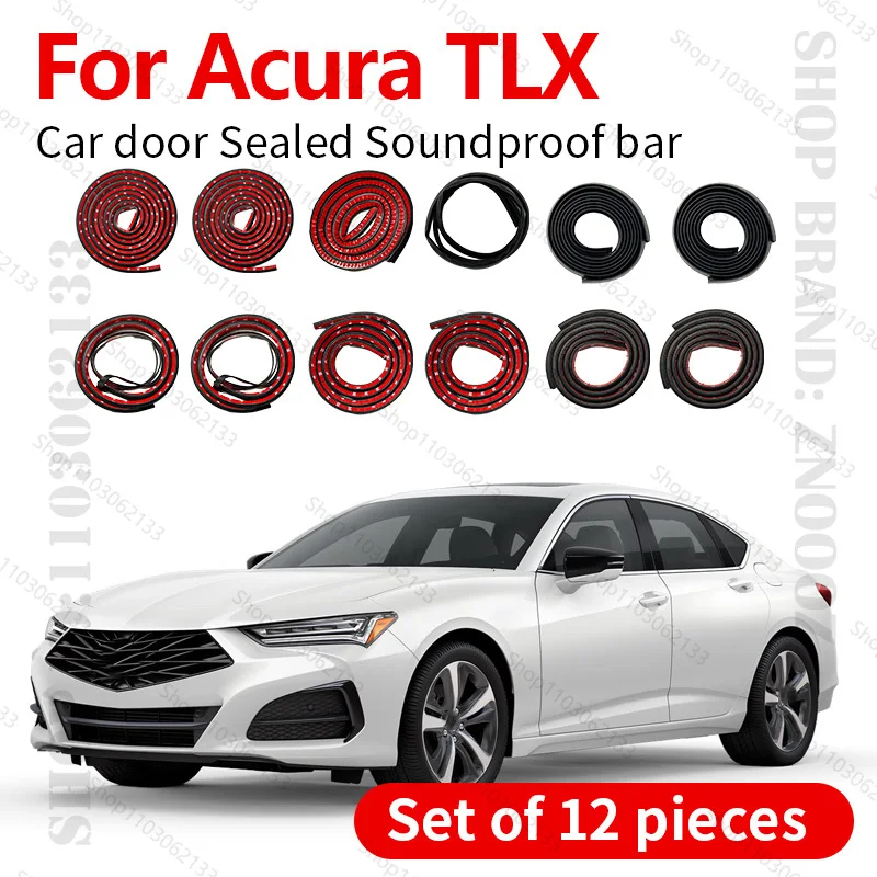 For 2015-2025 Acura TLX KC2 Car Door Seal Strip Rubber Double Layer Sealing Protector Soundproof Dustproof Seal Strip 12PCS Set
For 2015-2025 Acura TLX KC2 Car Door Seal Strip Rubber Double Layer Sealing Protector Soundproof Dustproof Seal Strip 12PCS Set