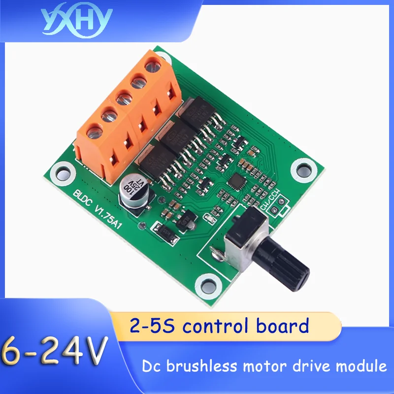 1PCS DC brushless motor drive module, 6V12V24V optical drive, hard disk fan, motor, governor, 2-5S control board
1PCS DC brushless motor drive module, 6V12V24V optical drive, hard disk fan, motor, governor, 2-5S control board