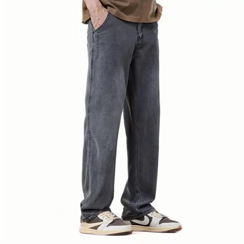 NF&ZG Jeans summer 2025 trendy versatile light breathable cool soft straight men's business casual denim straight
NF&ZG Jeans summer 2025 trendy versatile light breathable cool soft straight men's business casual denim straight