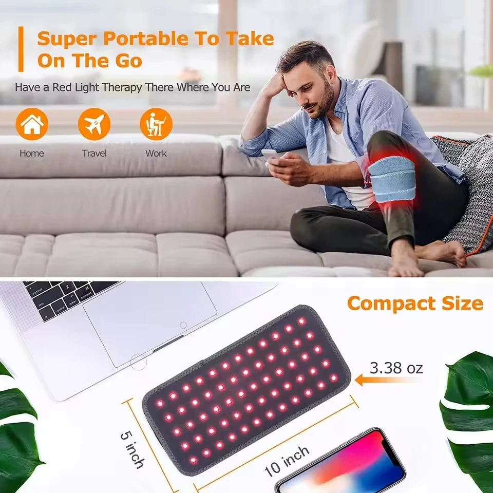 LED 660nm Red Light Belt and 850nm Light Therapy Devices Large Pads Wearable Wrap for Body
LED 660nm Red Light Belt and 850nm Light Therapy Devices Large Pads Wearable Wrap for Body