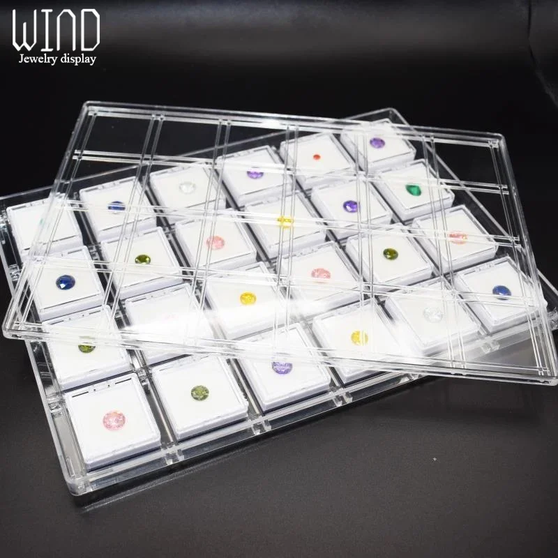 Novel Jewelry Gemstone Display Storage Box Gem Jar Show Case Tray with Lid Loose Diamond Holder Container Transparent Organizer
Novel Jewelry Gemstone Display Storage Box Gem Jar Show Case Tray with Lid Loose Diamond Holder Container Transparent Organizer