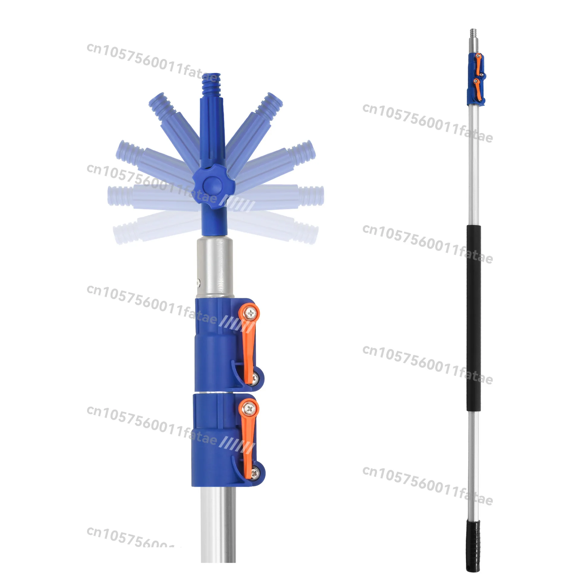 12-Foot aluminum telescopic cleaning extension rod for bulb changers, dusters, chandeliers
12-Foot aluminum telescopic cleaning extension rod for bulb changers, dusters, chandeliers