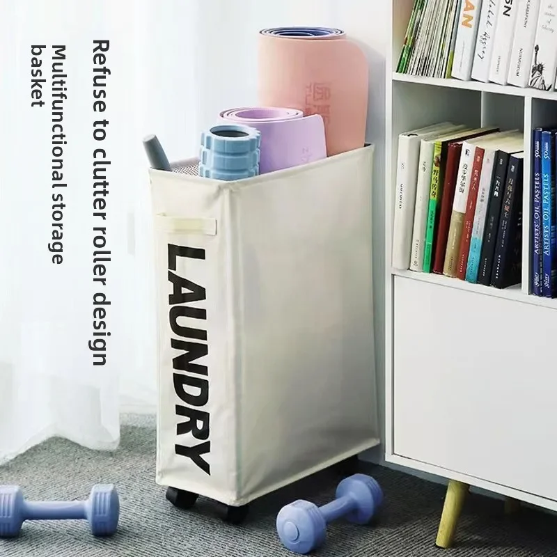 Laundry Basket with Wheels Large Capacity Yoga Mat Basket Multifunctional Foldable Dirty Clothes Bag Organizador hogar Crates
Laundry Basket with Wheels Large Capacity Yoga Mat Basket Multifunctional Foldable Dirty Clothes Bag Organizador hogar Crates