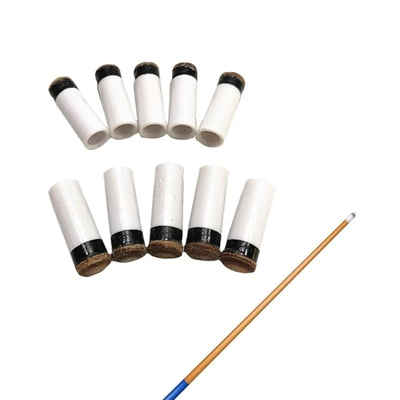 Q84C 10 Pieces Billiard Cues Tips with White Pool Cue Ferrules, Pool Cue Tips
Q84C 10 Pieces Billiard Cues Tips with White Pool Cue Ferrules, Pool Cue Tips