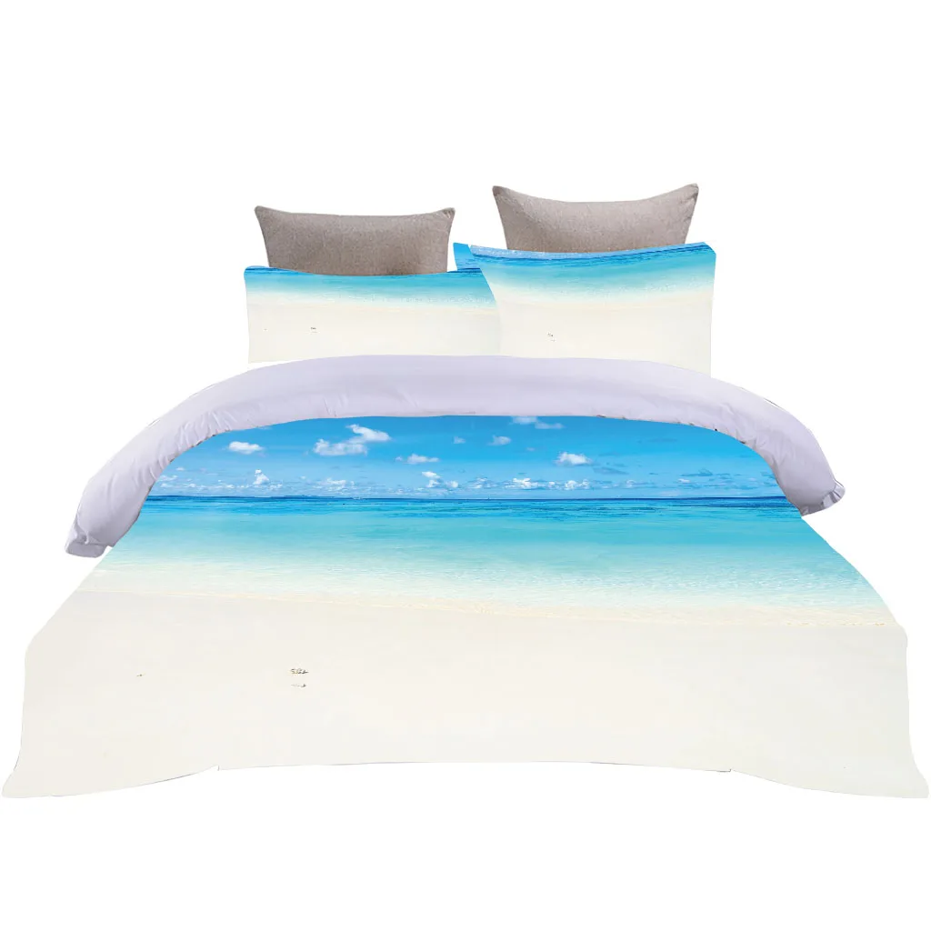 HUANZHUANG Girl Duvet Cover Blue Sea Scene 3 Pieces Bedding Print Bed Cover Set Single Queen King Pillowcase Hot Selling Custom
HUANZHUANG Girl Duvet Cover Blue Sea Scene 3 Pieces Bedding Print Bed Cover Set Single Queen King Pillowcase Hot Selling Custom