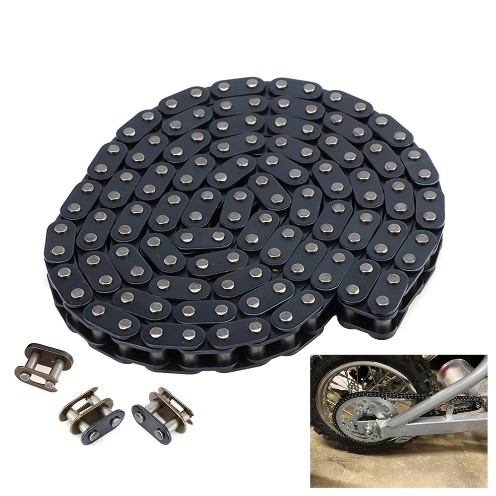 T8F 116 Link Drive Chain For 43cc 47cc 49cc 50cc 2-Stoke SSR SX50 Coolster ATV SYX Moto Holeshot X-Pro Mini Chopper Pocket Bike
T8F 116 Link Drive Chain For 43cc 47cc 49cc 50cc 2-Stoke SSR SX50 Coolster ATV SYX Moto Holeshot X-Pro Mini Chopper Pocket Bike
