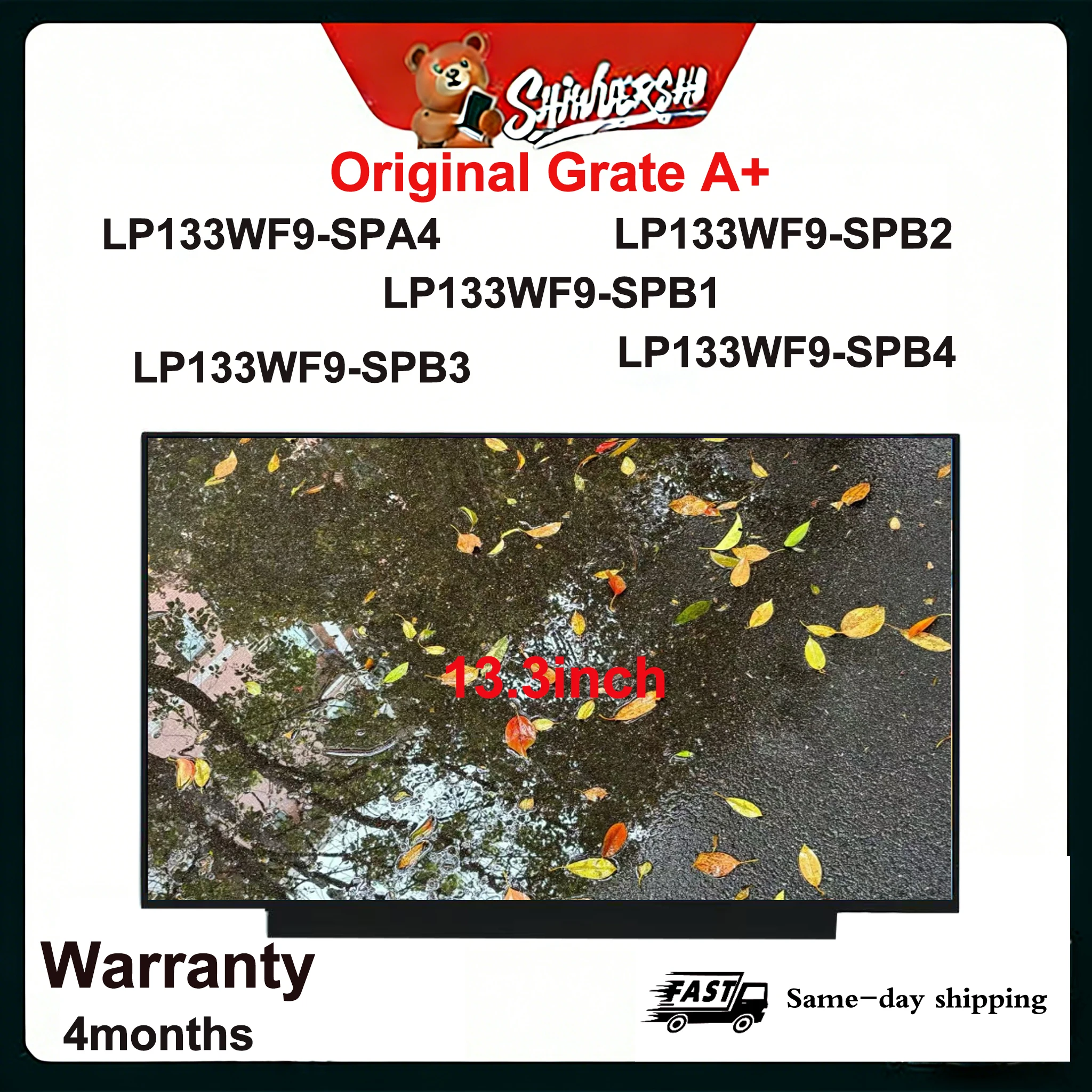 Original New A+13.3 inch Slim Laptop Lcd Screen Panel LP133WF9-SPA4 LP133WF9-SPB1 LP133WF9-SPB2 LP133WF9-SPB3 LP133WF9-SPB4 60HZ
Original New A+13.3 inch Slim Laptop Lcd Screen Panel LP133WF9-SPA4 LP133WF9-SPB1 LP133WF9-SPB2 LP133WF9-SPB3 LP133WF9-SPB4 60HZ