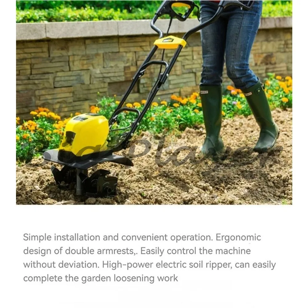 2400W Electric Small Tillage Ripper Micro-tiller Household Small Plowing Machine Scarifier Orchard Greenhouse Rotary Tiller 220V
2400W Electric Small Tillage Ripper Micro-tiller Household Small Plowing Machine Scarifier Orchard Greenhouse Rotary Tiller 220V
