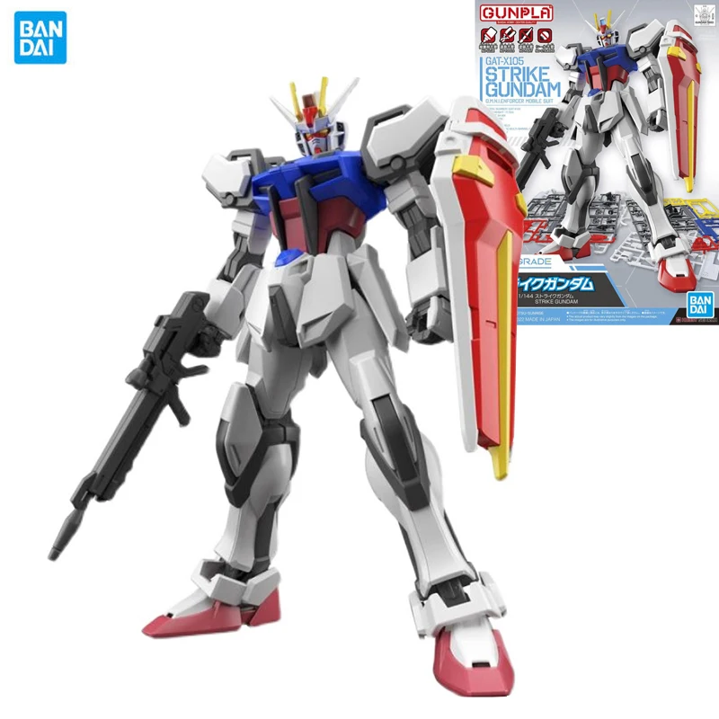 Bandai Genuine Gundam Model Garage Kit EG Series 1/144 ENTRY GRADE Gundam Seed Strike Gundam Anime Action Figure Toys for Boys
Bandai Genuine Gundam Model Garage Kit EG Series 1/144 ENTRY GRADE Gundam Seed Strike Gundam Anime Action Figure Toys for Boys