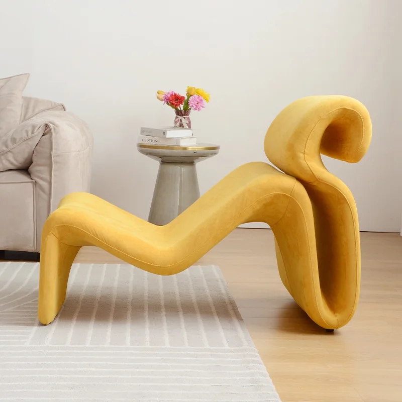 Sofa high-end single recliner Italian modern minimalist creative art lazy sofa chair
Sofa high-end single recliner Italian modern minimalist creative art lazy sofa chair