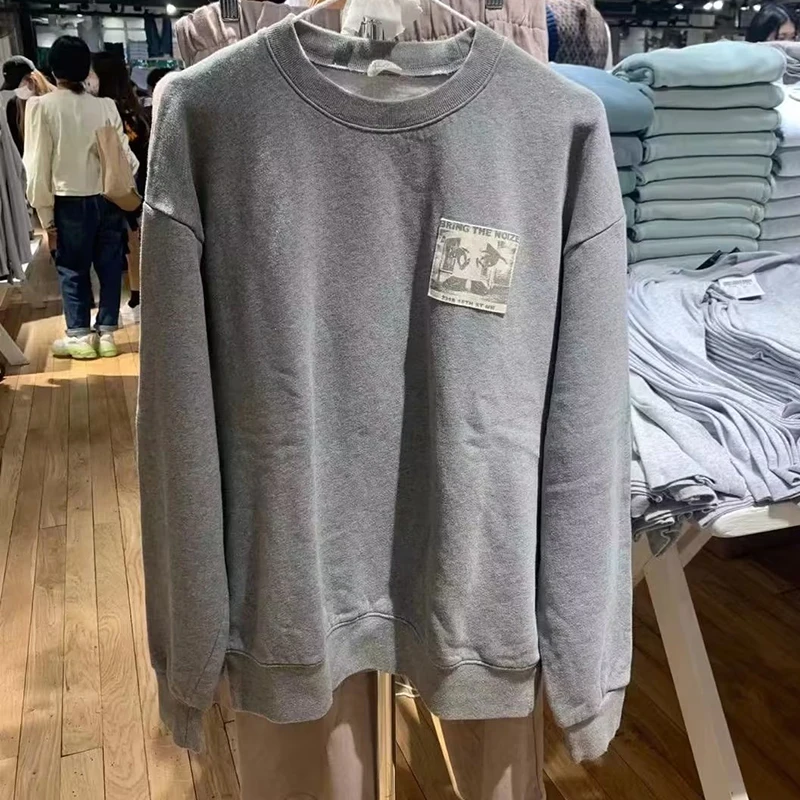 Vintage Gray Thick Sweatshirts Women New Graphic Round Neck Loose Long Sleeve Hoodies Ladies Autumn Streetwear Oversize Tops
Vintage Gray Thick Sweatshirts Women New Graphic Round Neck Loose Long Sleeve Hoodies Ladies Autumn Streetwear Oversize Tops