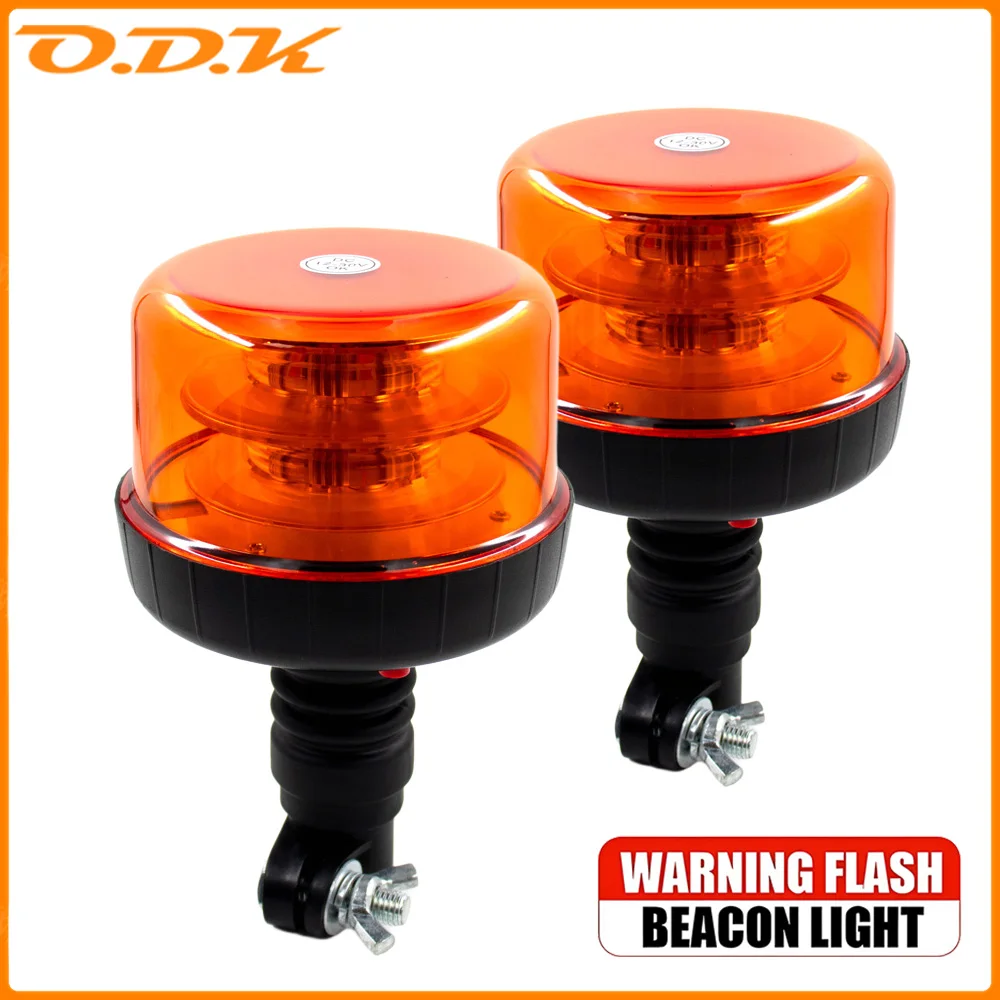 1/2PCS 12V-24V Amber LED Tractor Forklift Flashing Warning Agricultural machinery light Strobe Lights Beacon Truck Signal Lamp
1/2PCS 12V-24V Amber LED Tractor Forklift Flashing Warning Agricultural machinery light Strobe Lights Beacon Truck Signal Lamp