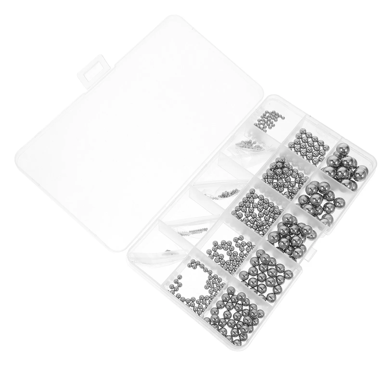 580Pcs Stainless Steel Ball Assortment Kit Versatile Use in Mechanical Environments Assorted Bearing Balls Assorted Loose Balls
580Pcs Stainless Steel Ball Assortment Kit Versatile Use in Mechanical Environments Assorted Bearing Balls Assorted Loose Balls