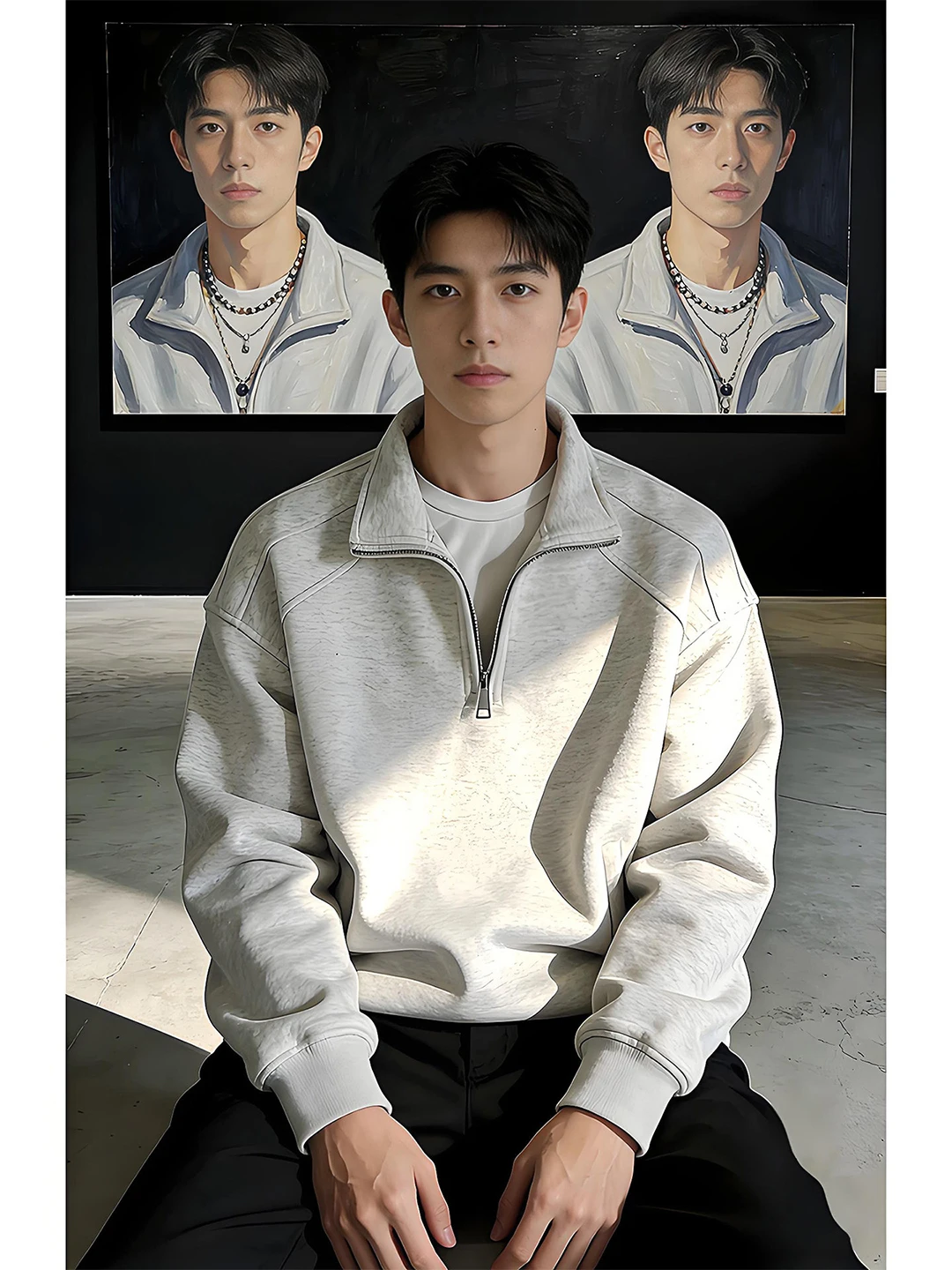 Men's Fce Lined Zip up Hoodie American Sle Long Sve Stand Collar Jaet f Zip irt Cleanfit Outerwear
Men's Fce Lined Zip up Hoodie American Sle Long Sve Stand Collar Jaet f Zip irt Cleanfit Outerwear