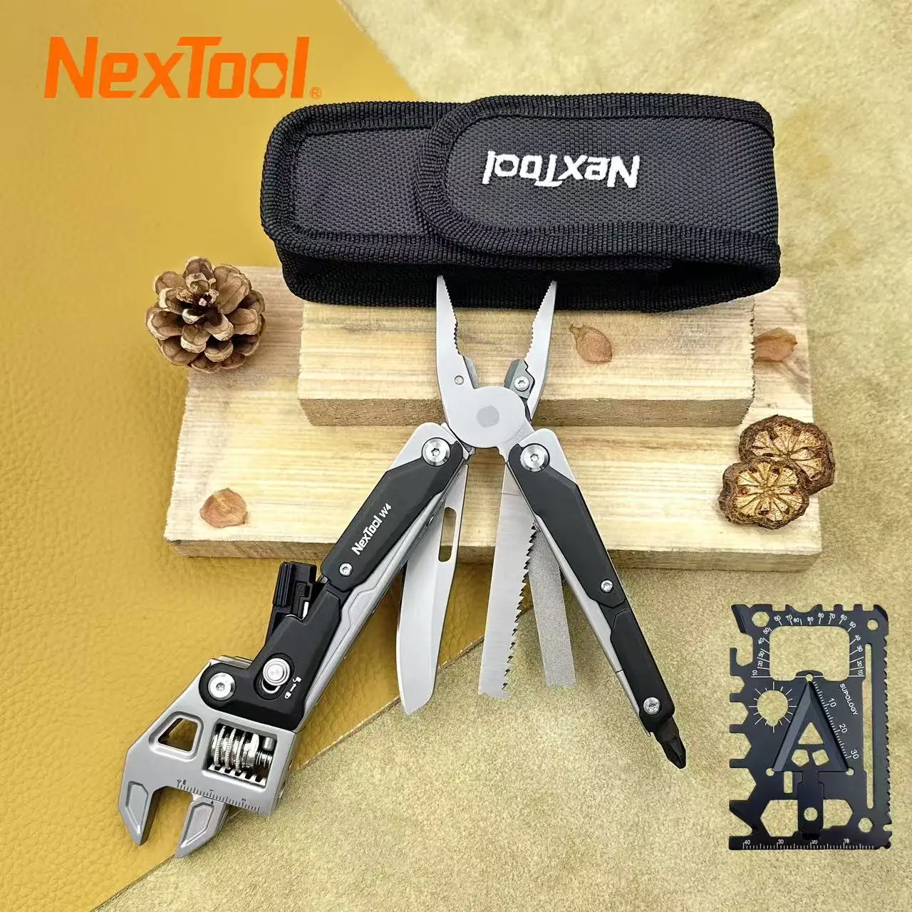 NexTool 11-In-1 W4 Multitool Wrench Adjustable Wrench Pliers Folding Knife Hand Tools Screwdriver Wooding Saw Wood Working Tools
NexTool 11-In-1 W4 Multitool Wrench Adjustable Wrench Pliers Folding Knife Hand Tools Screwdriver Wooding Saw Wood Working Tools
