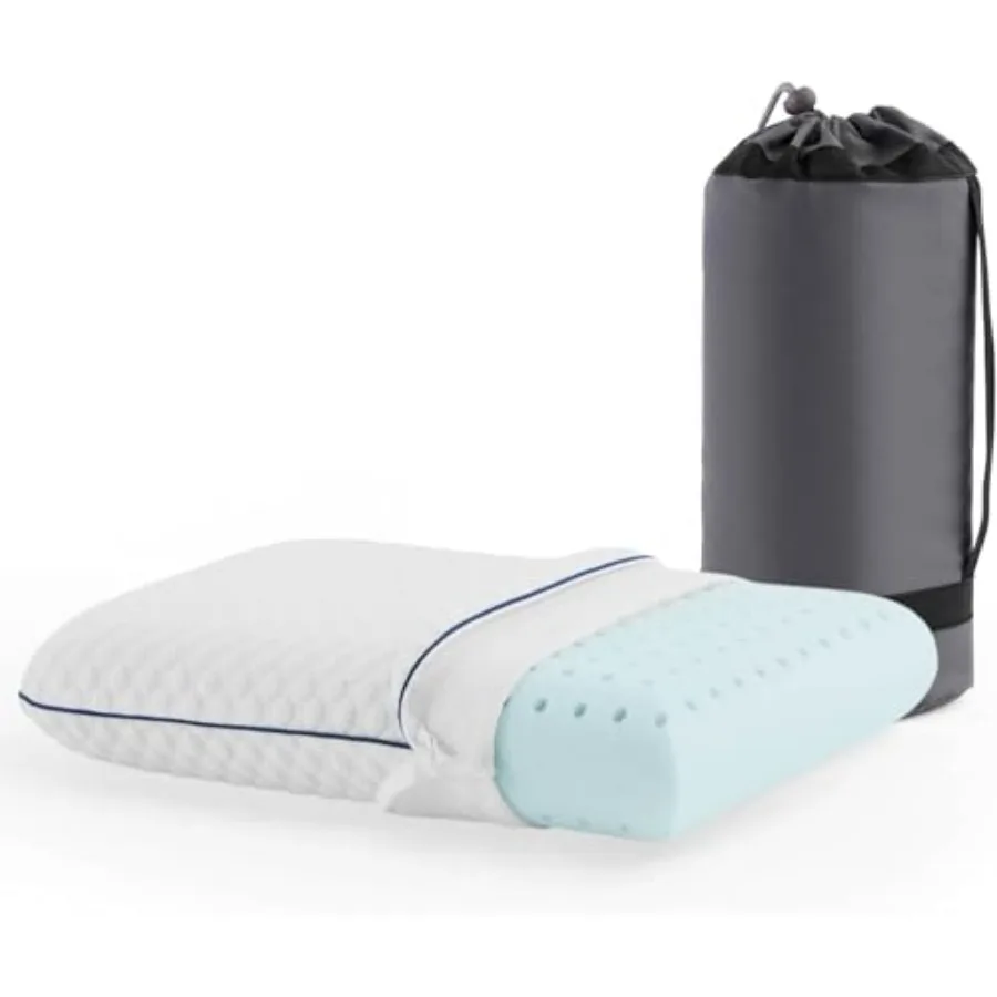 Gel Memory Foam Camping Pillow - Essentials and Must Haves - Camping Gear and Accessories - Contouring Neck Support - Small Siz
Gel Memory Foam Camping Pillow - Essentials and Must Haves - Camping Gear and Accessories - Contouring Neck Support - Small Siz