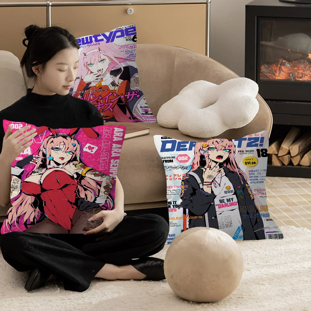 Zero Two Darling Pillowcases Home Bedding Decorative Pillow Cover Wedding Super Soft Pillow Case
Zero Two Darling Pillowcases Home Bedding Decorative Pillow Cover Wedding Super Soft Pillow Case